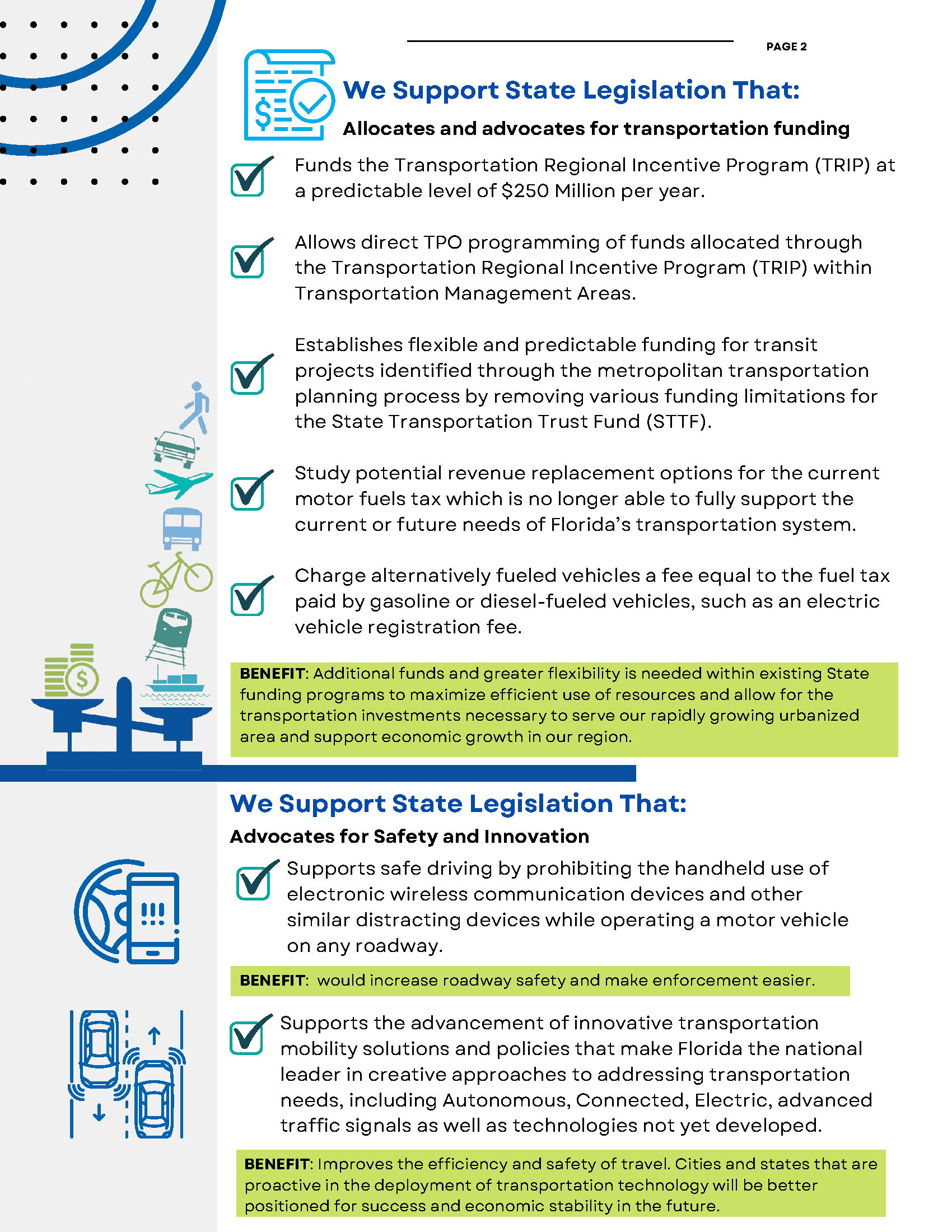 2024 Legislative Priorities and Positions