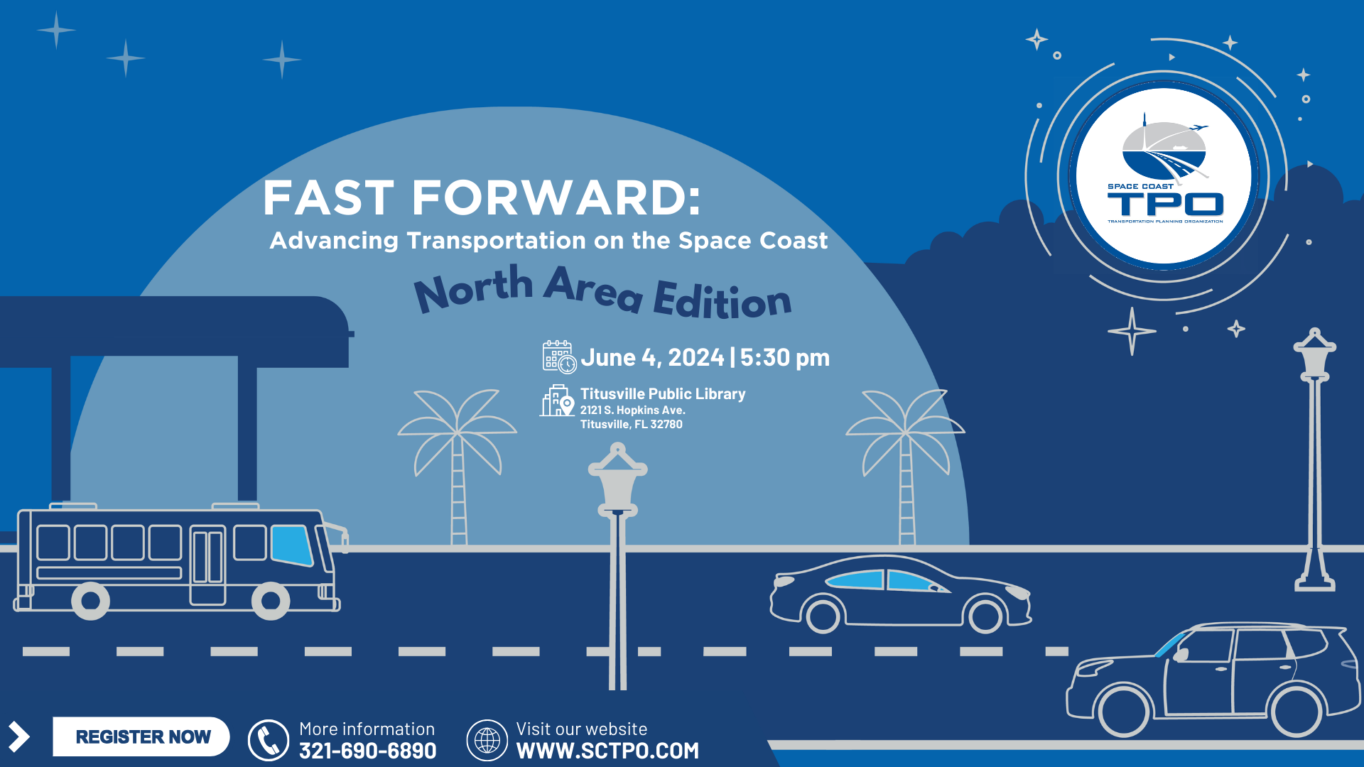 Promo graphic for Long Range Transportation Plan Workshop - North Area